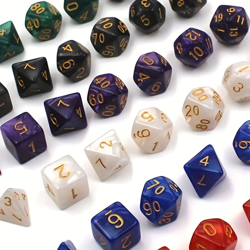 42pcs Sided Dice Set Polyhedral Dices Party Game Toys For Holidays