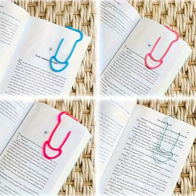 Colorful Plastic Bookmark Paper Clip