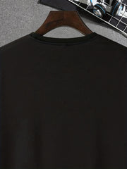 Men's Evil & Skull Pattern T shirt Active Breathable Tee