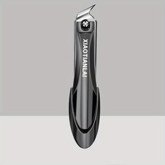 Stainless Steel Nail Clippers Anti Splash Fingernail Scissors