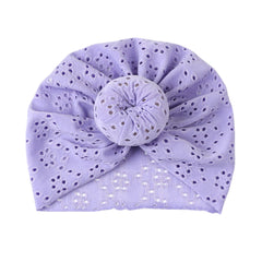 Baby Girls Casual Hollow Out Cap Thin Breathable Twisted Cap