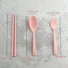 1pc Outdoor Chopsticks And Fork Set for Camping and Picnic