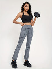Women's High Waist Yoga Fitness Sports Running Pants
