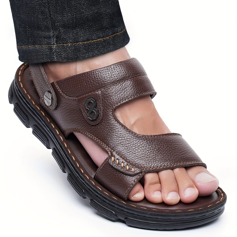 Men's Durable Open Toe Sandals for Outdoor Hiking