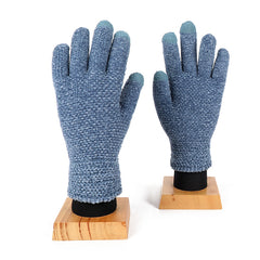 Touch Screen Gloves Women Winter Outdoor Warm Knit Gloves Adult