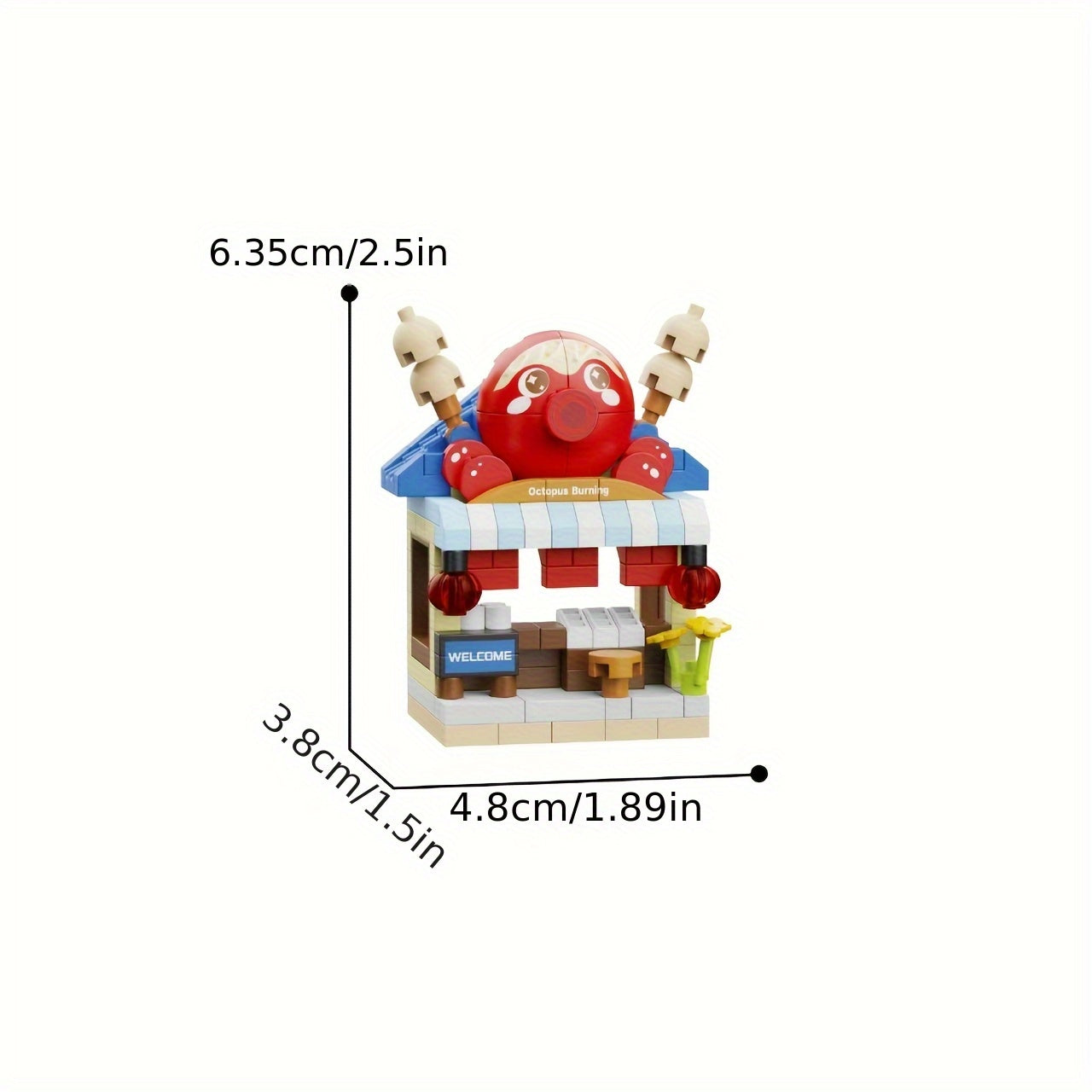 Micro Assembly Building Blocks City Street View DIY Toy Diamond