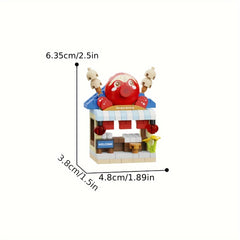 Micro Assembly Building Blocks City Street View DIY Toy Diamond