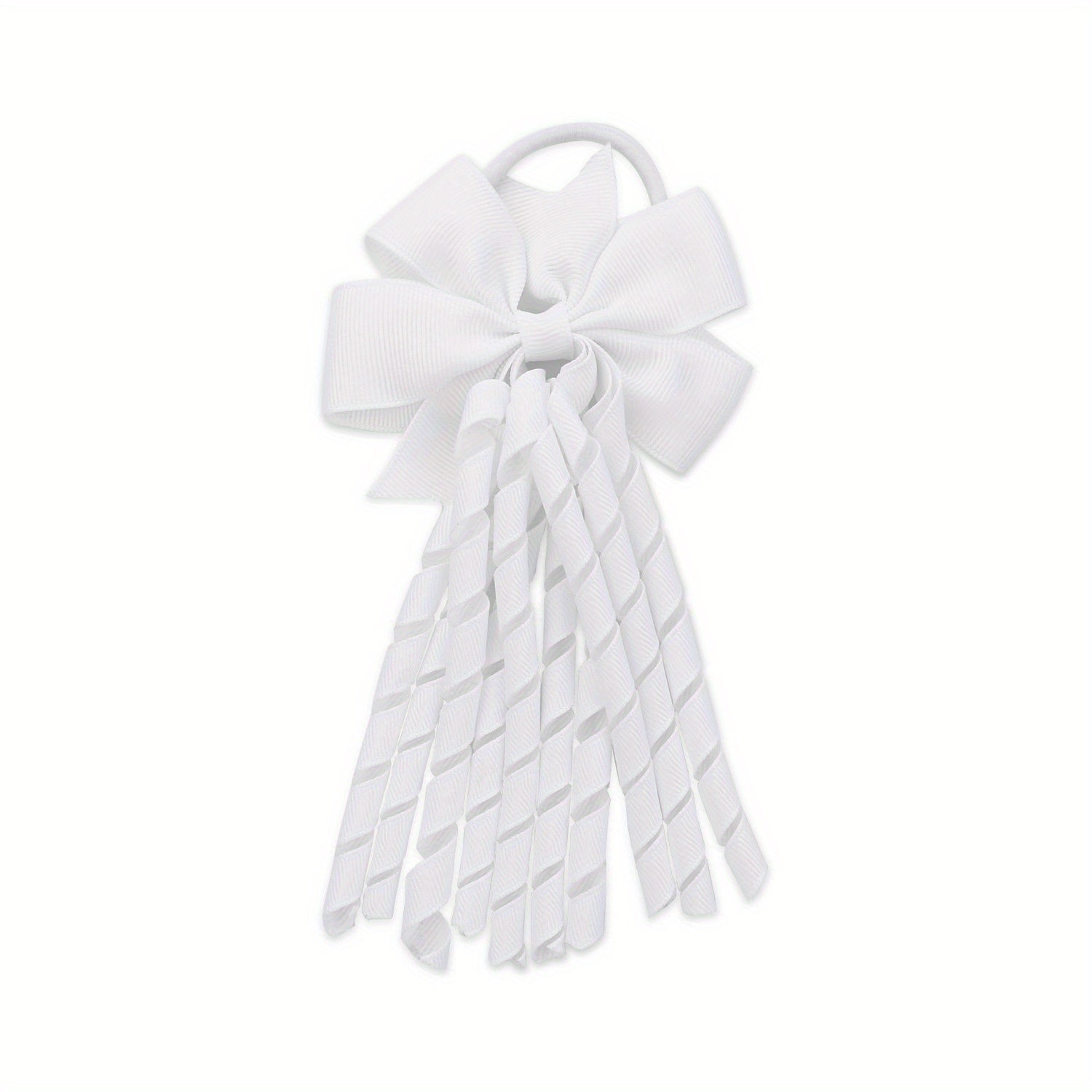Girls Swallowtail Bows Hair Loops Cheerleading Streamers Headwear
