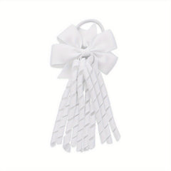 Girls Swallowtail Bows Hair Loops Cheerleading Streamers Headwear