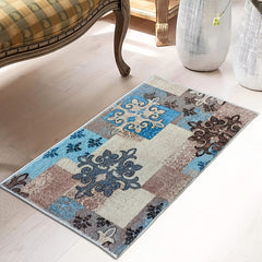 Vintage Area Rug Soft Floor Mat for Living Room Bedroom