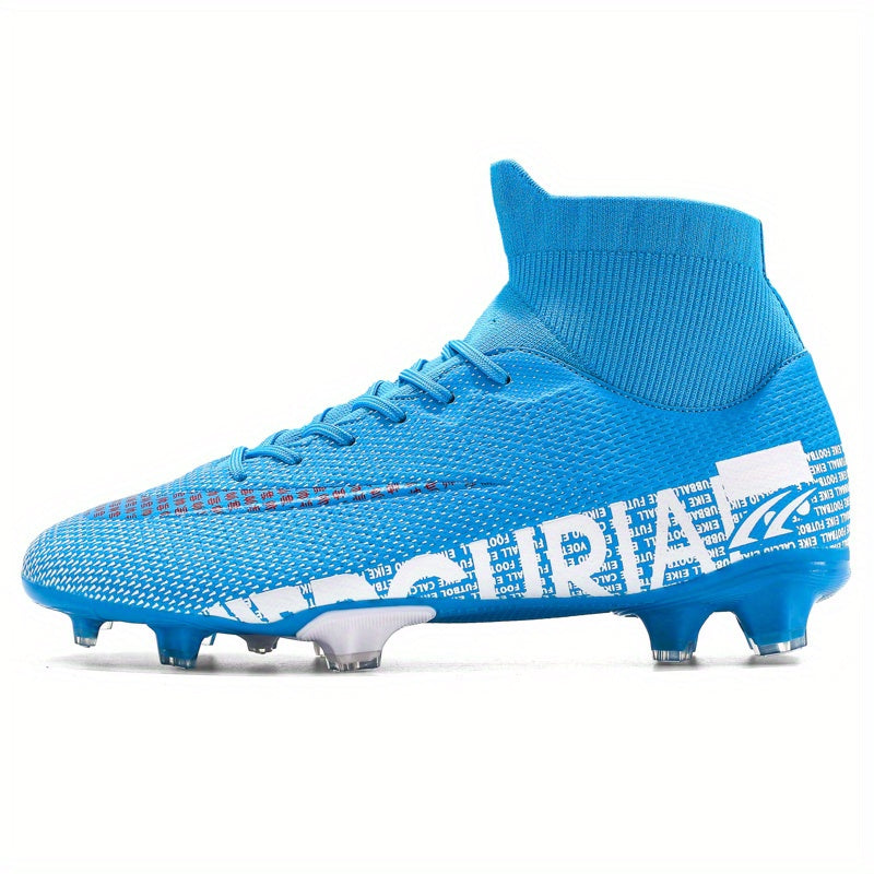 Boy's High Top Non Slip AG Football Cleat - Outdoor Soccer Cleats