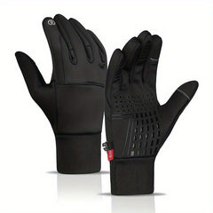 Winter Warm Gloves Anti Slip Touch Screen Wind Proof Cycling Gloves
