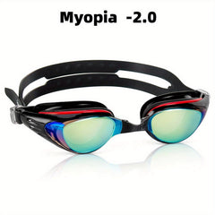 Shortsighted Optical Swim Goggles Anti Fog UV Protection