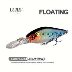 6pcs Floating Minnow Fishing Jerkbait Hard Bait Fishing Crankbait