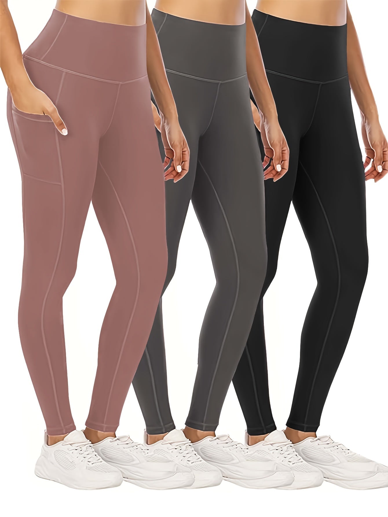 Solid Yoga Pants Running Workout Fitness Sports Tight Pants