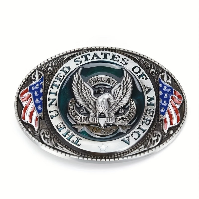 Hot Eagle American Flag Belt Buckle Retro Casual Handicrafts
