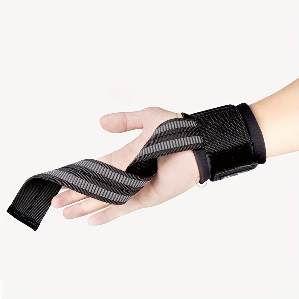Fitness Wrist Band Pull up Grip Belt Palm Protection Straps