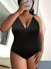 V-Neck Bodysuit Medium Stretch