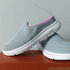 Women's Comfortable Closed Toe Mesh Slip-On Mules Sneakers