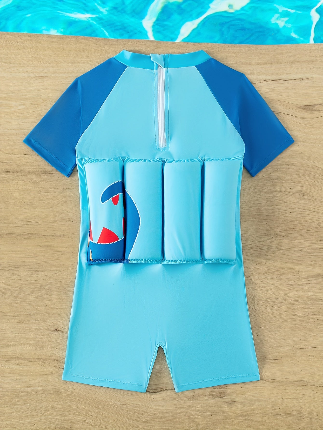 Cute Shark Print Boys Swimsuit for Summer Fun