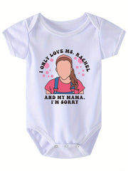 Baby Girls Cartoon Print Onesie for Summer