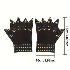 1pc Half Finger Pressure Gloves 3 Colors