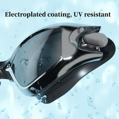 Silicone Swimming Goggles UV Protection Waterproof Anti Fog Goggles