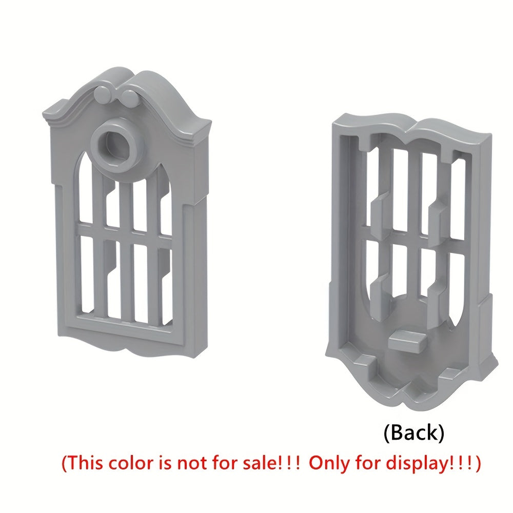 Building Blocks Set European Hollow Wall Guardrail DIY Castle Scene Toy