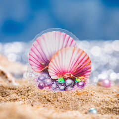 20pcs Seaside Treasure Shell Sticker Pack for Journal Decoration