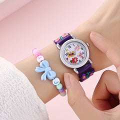 Kids Butterfly Watch, Bracelet & Necklace Set