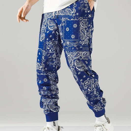 Men's Digital Print Pattern Thin Casual Sweatpants