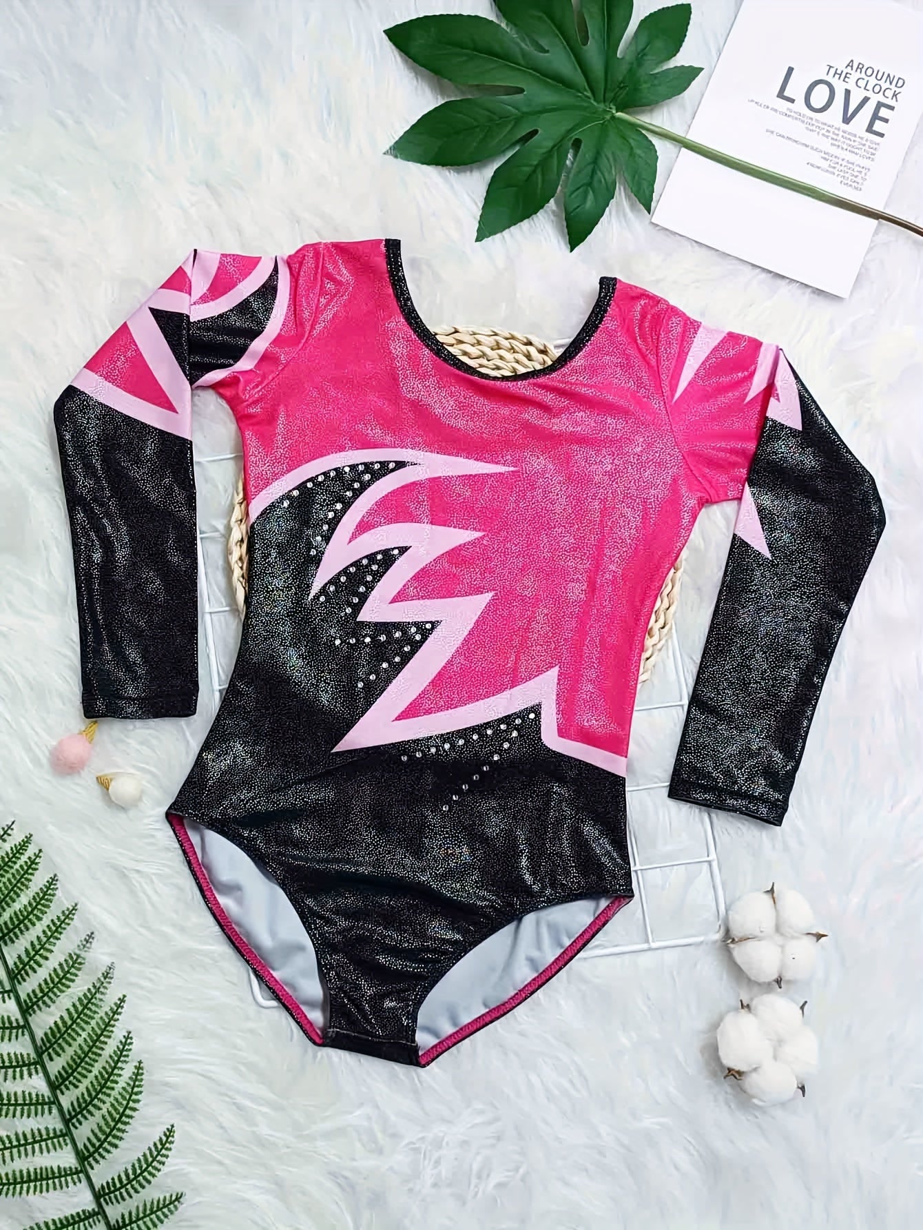 Girls Slim Long Sleeve Ballet Leotard for Dance