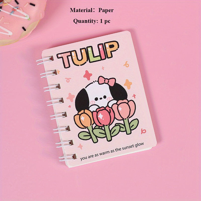 Cartoon Animal Spiral Notebook for Students Office Take Notes