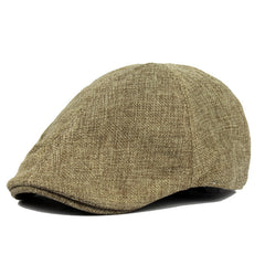 Summer Sun Protection Beret Cotton And Linen Retro Beret