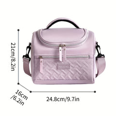 Sports Style Insulated Lunch Bag Hand Washable Polyester Meal Cooler