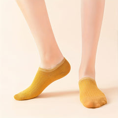 10 Pairs Women's Solid Ankle Socks Lightweight & Breathable Low Cut Stockings