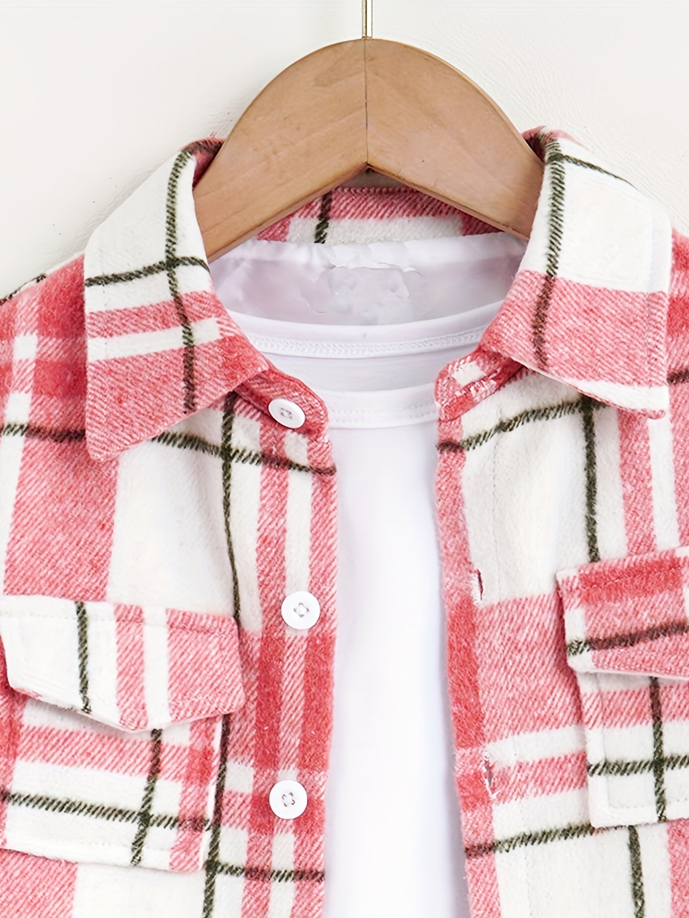 Boys Plaid Shirts Button Down Long Sleeve Tops Spring Fall Outwear