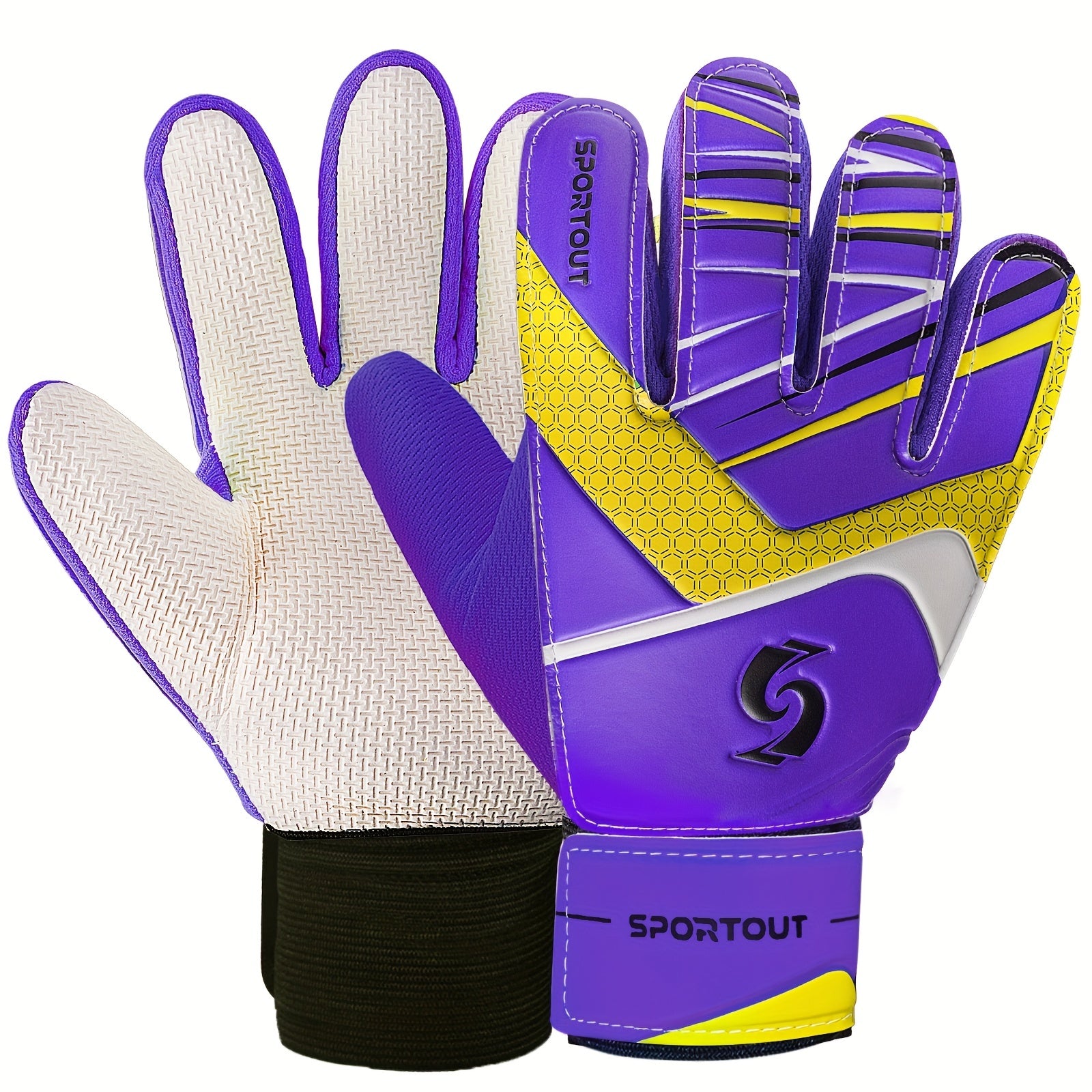 Soccer Goalkeeper Gloves Double Wrist Protection Latex Gloves