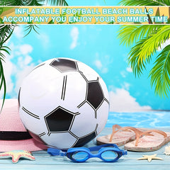 Inflatable Beach Ball 24 89 Cm Football Summer Beach Swimming