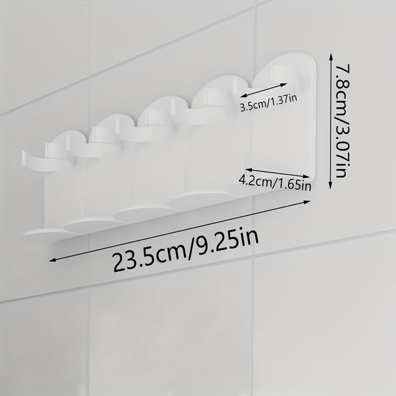 Wall Mounted Spice Jar Holder for Kitchen Organization