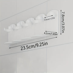 Wall Mounted Spice Jar Holder for Kitchen Organization