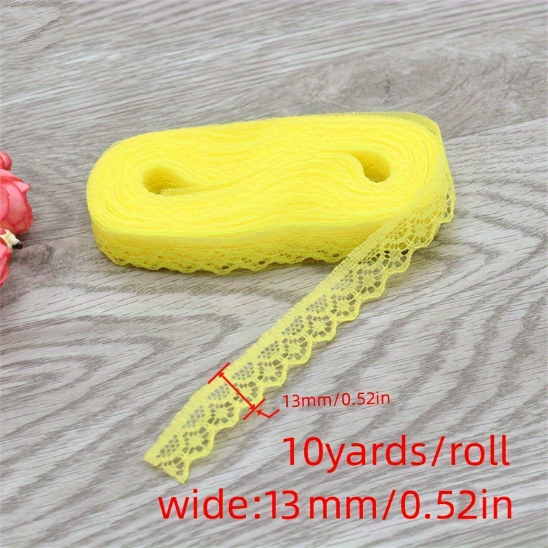 14 Meter Lace Ribbon Decorative Fabric DIY Bouquet Hair Accessories