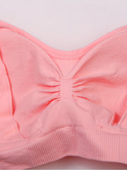 Front Buckle Push Up Wireless Bra Set