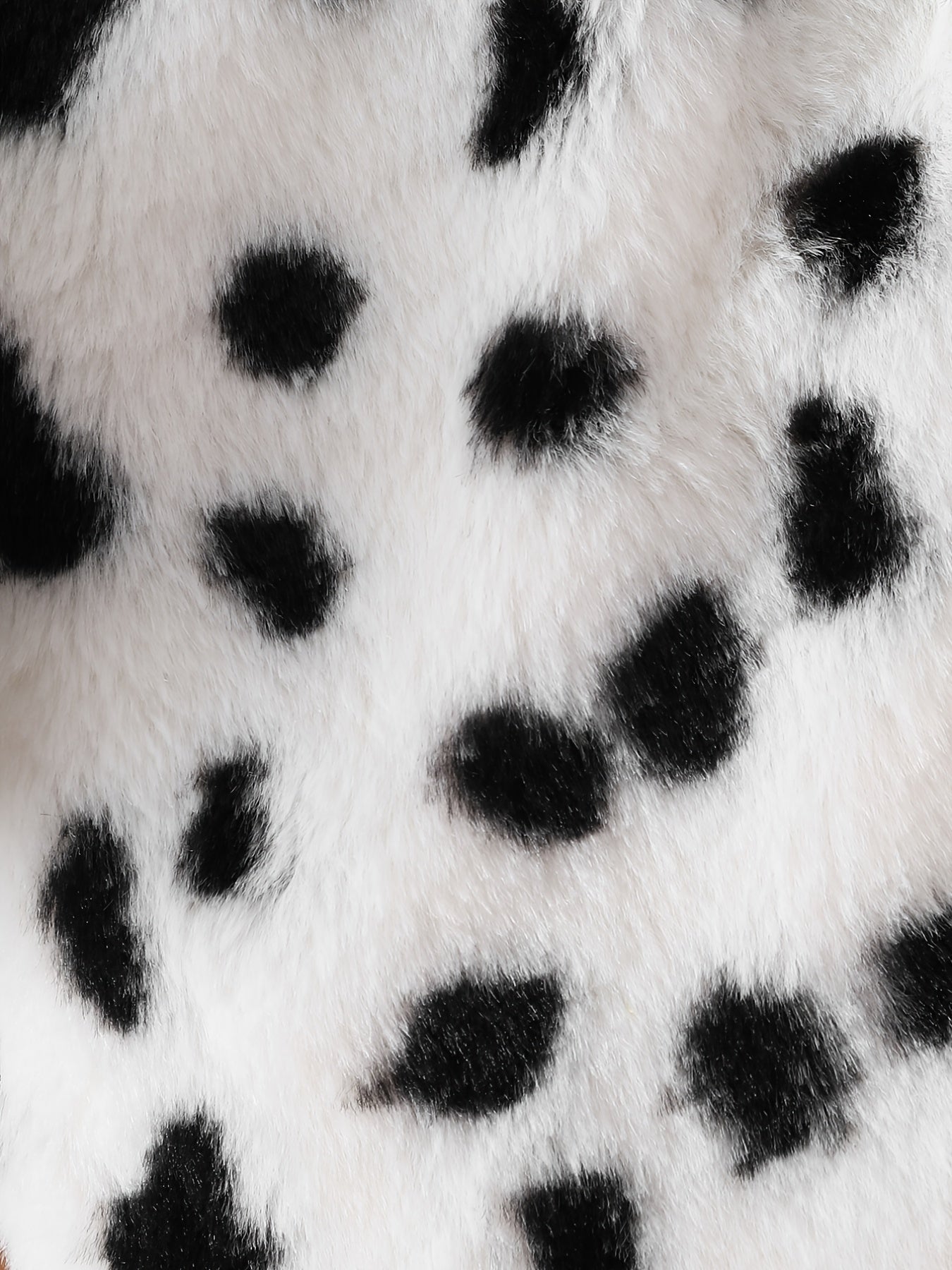 Kids' Cow Print Ear Fleece Hooded Coat For Girls And Boys