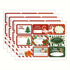 10 Pack Christmas Decorative Gift Stickers Self-adhesive Labels