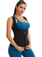 Wide Strap Tank Top Waist Trainer Sports Vest Women's Activewear