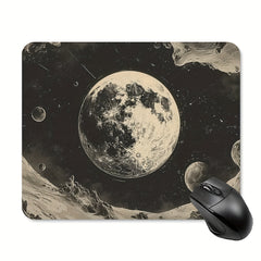 Moon Gaming Mouse Pad Rubber Anti Slip Desk Accessories Men Women