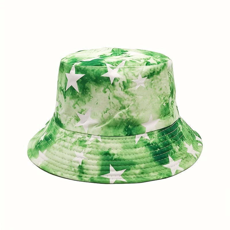 Reversible Bucket Hat Tie Dye Fisherman Cap Sunscreen Basin Hats