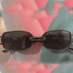 Square Metal Frame Sunglasses UV400