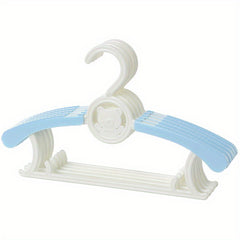 5pcs Children's Non slip Cartoon Bear Clothes Hanger